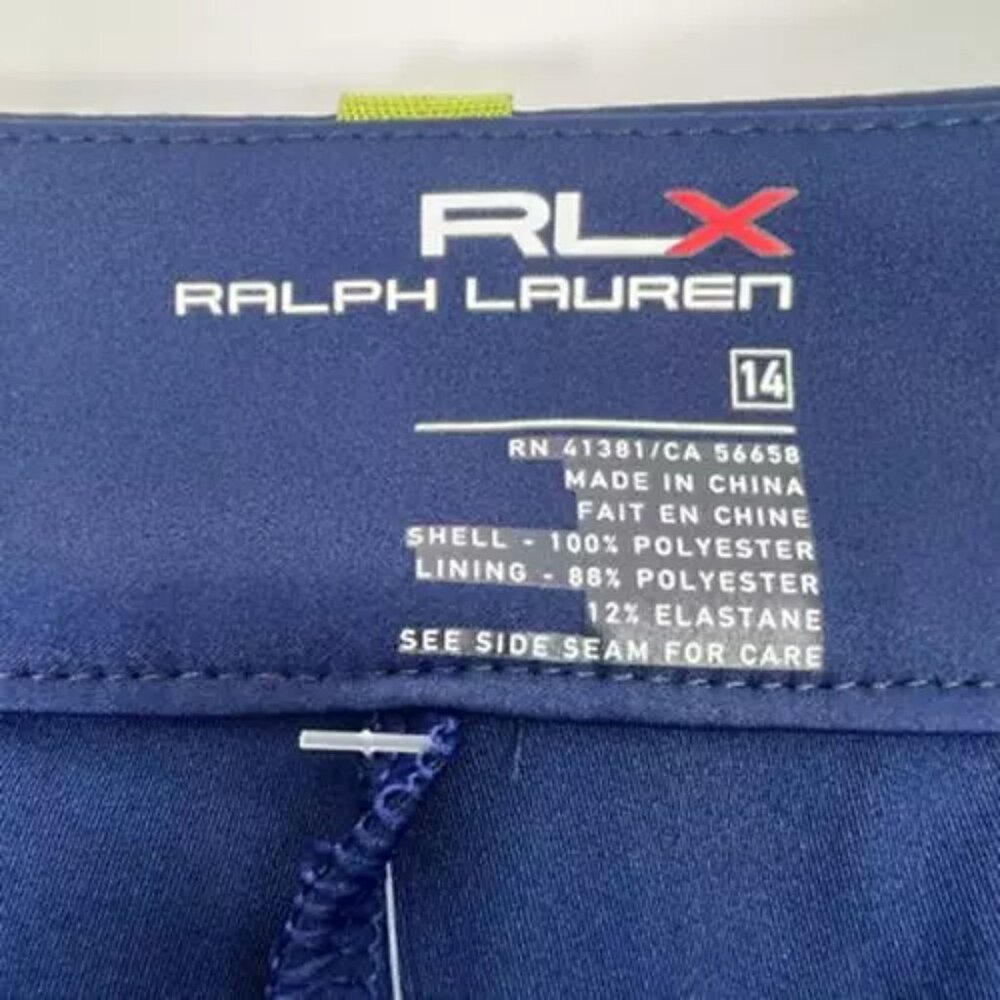 Ralph Lauren RLX Womens Skort Skirt Blue Golf Activewear Athletic 14 Tennis - Picture 4 of 12